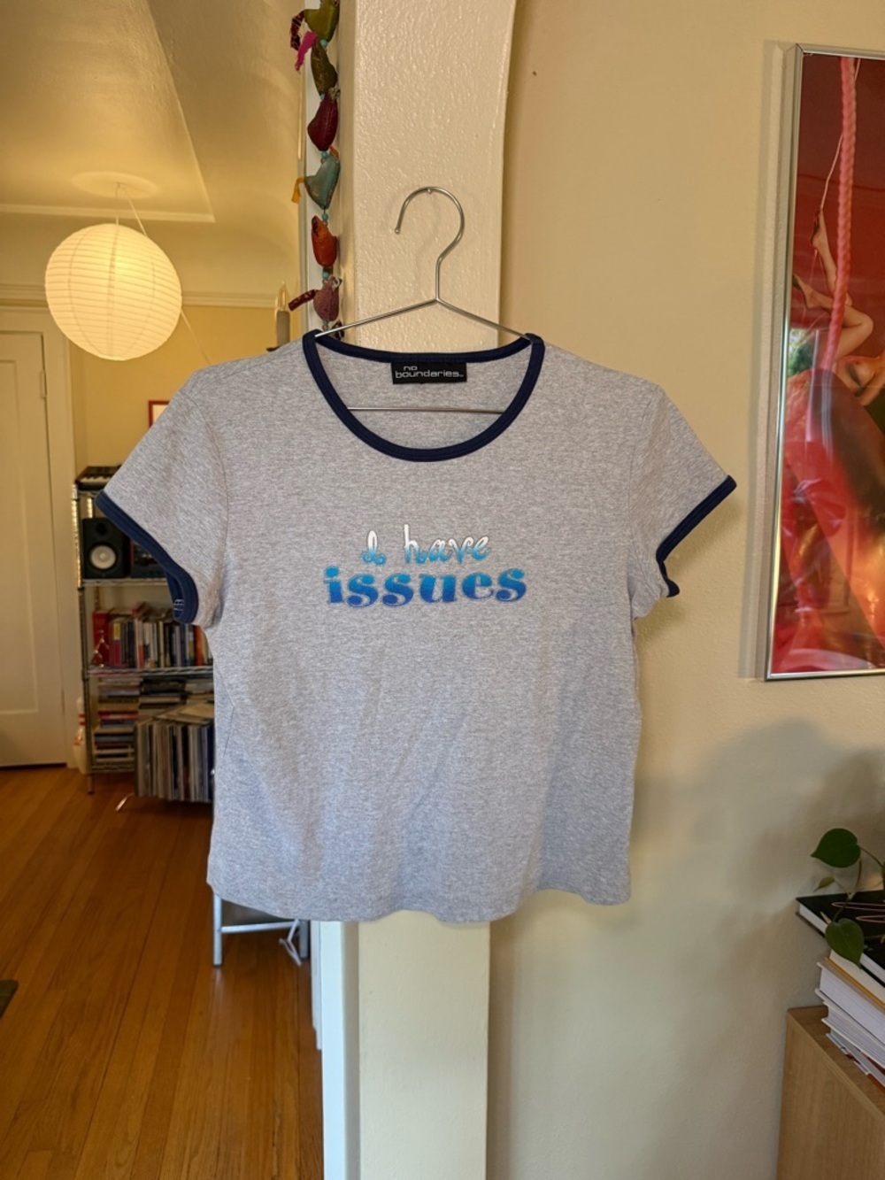 Y2K “I Have Issues” Baby Tee